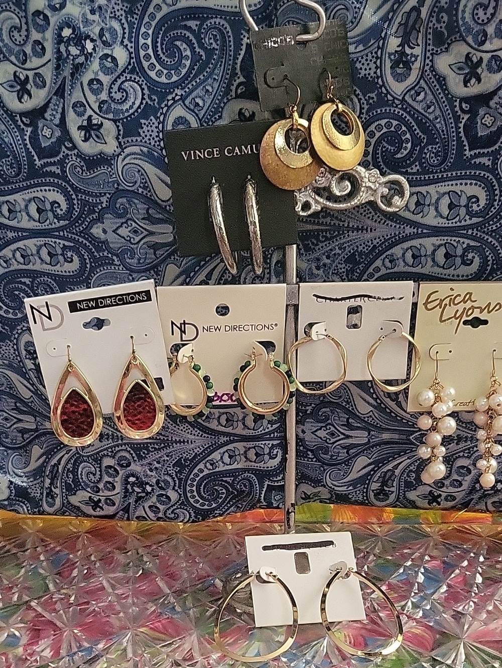 BLOWOUT SAL E!!! HIGHER END DEPT STORE EARRING LOT $25 FOR 7 PAIRS!!! SHORT TIME